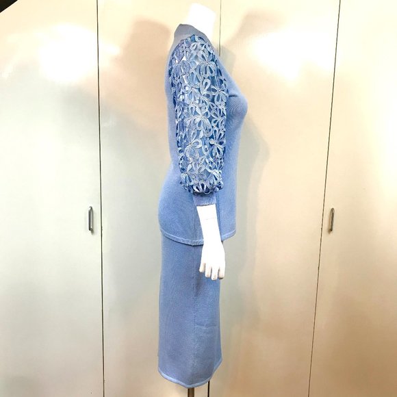 Toula Swarovski Embelished Jacket and Skirt Set - Picture 6 of 8